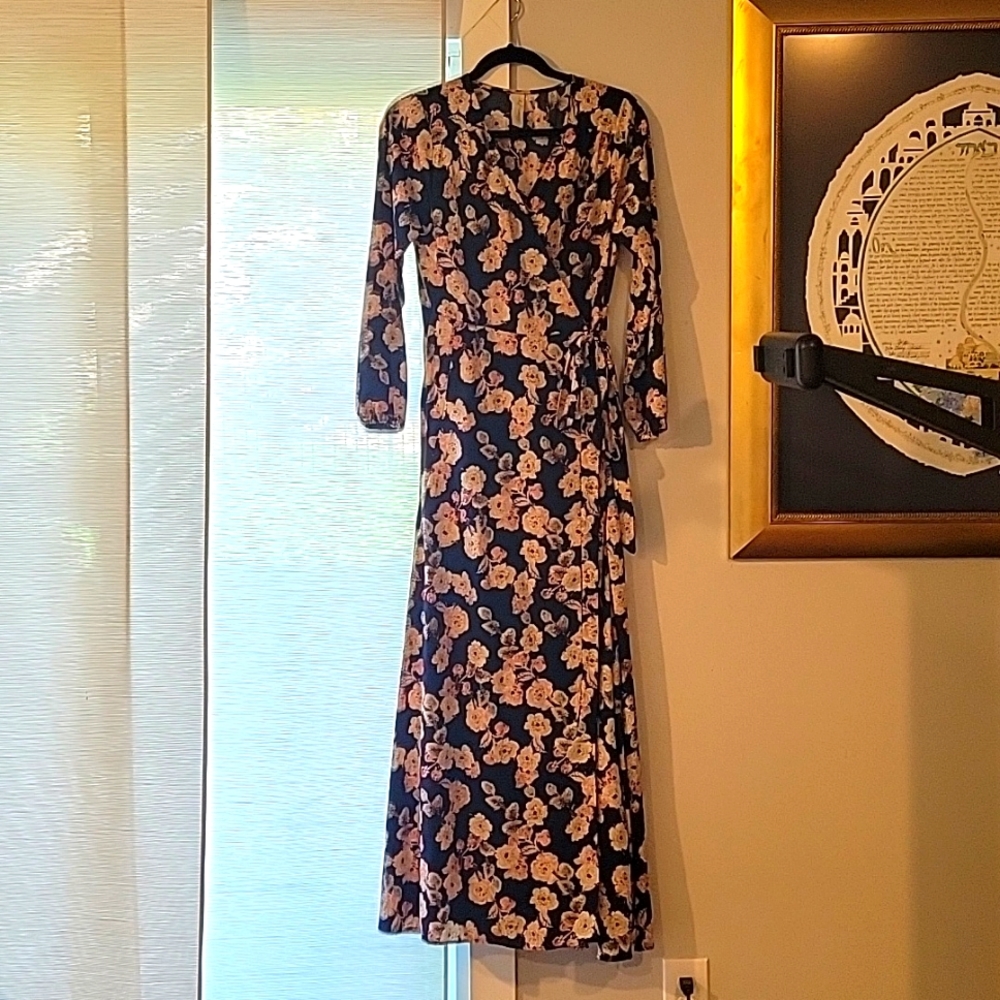 Maxi wrap dress